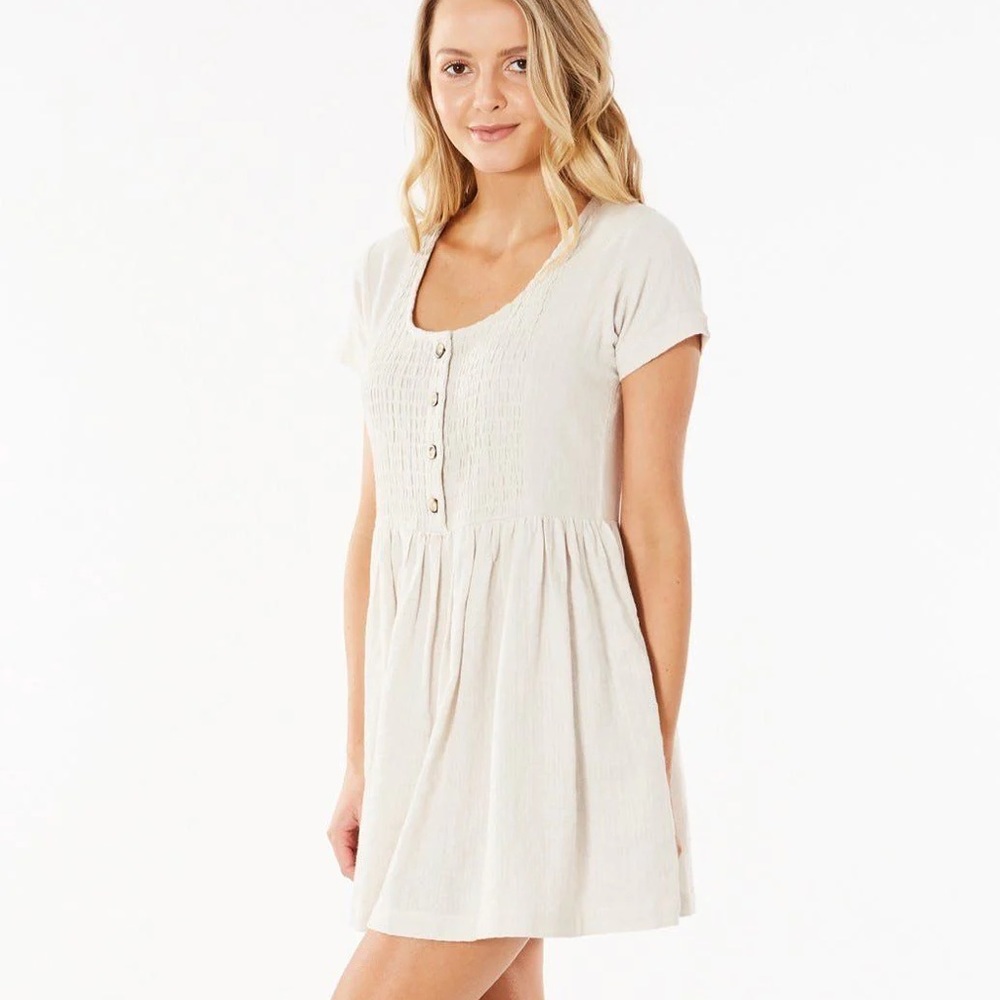 RipCurl Santana Dress - Stone Size M